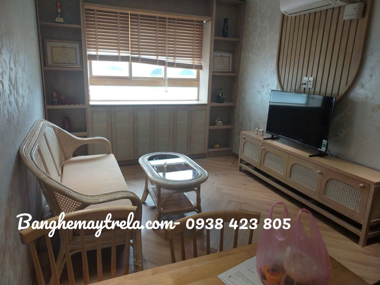 Bàn ghế mây phòng khách giá rẻ